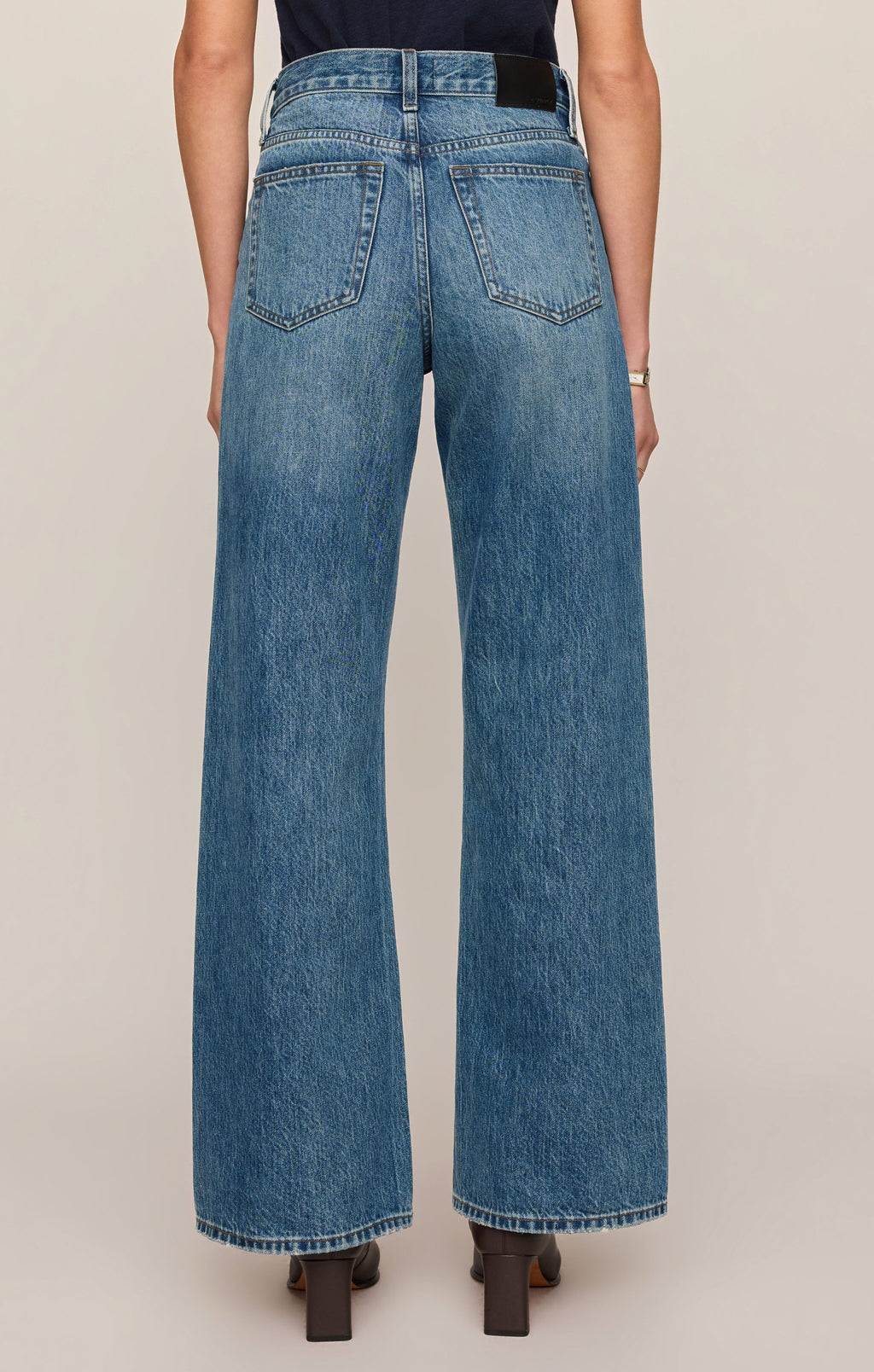 The Head Turner High-Rise Wide Denim - Hush