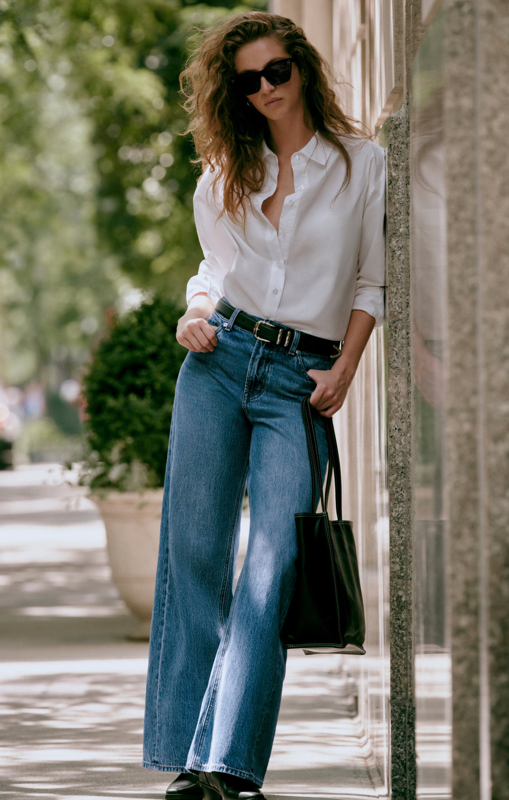 The Head Turner High-Rise Wide Denim - Hush